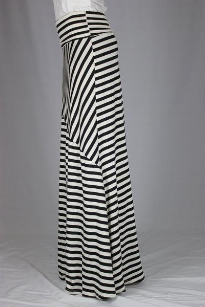 Junior Stripe Maxi Skirt, Sizes S-L