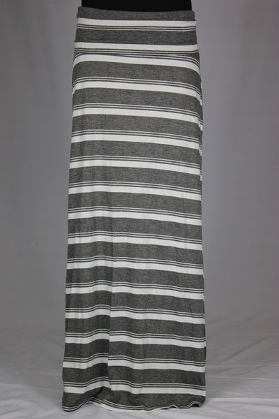 Junior Striped Long Skirt