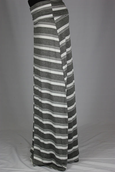 Junior Striped Long Skirt